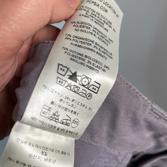 PATAGONIA Venga Worn Wear Rock Pants Smokey Violet Mid-Rise Side Pocket Size 8 - Picture 10 of 12